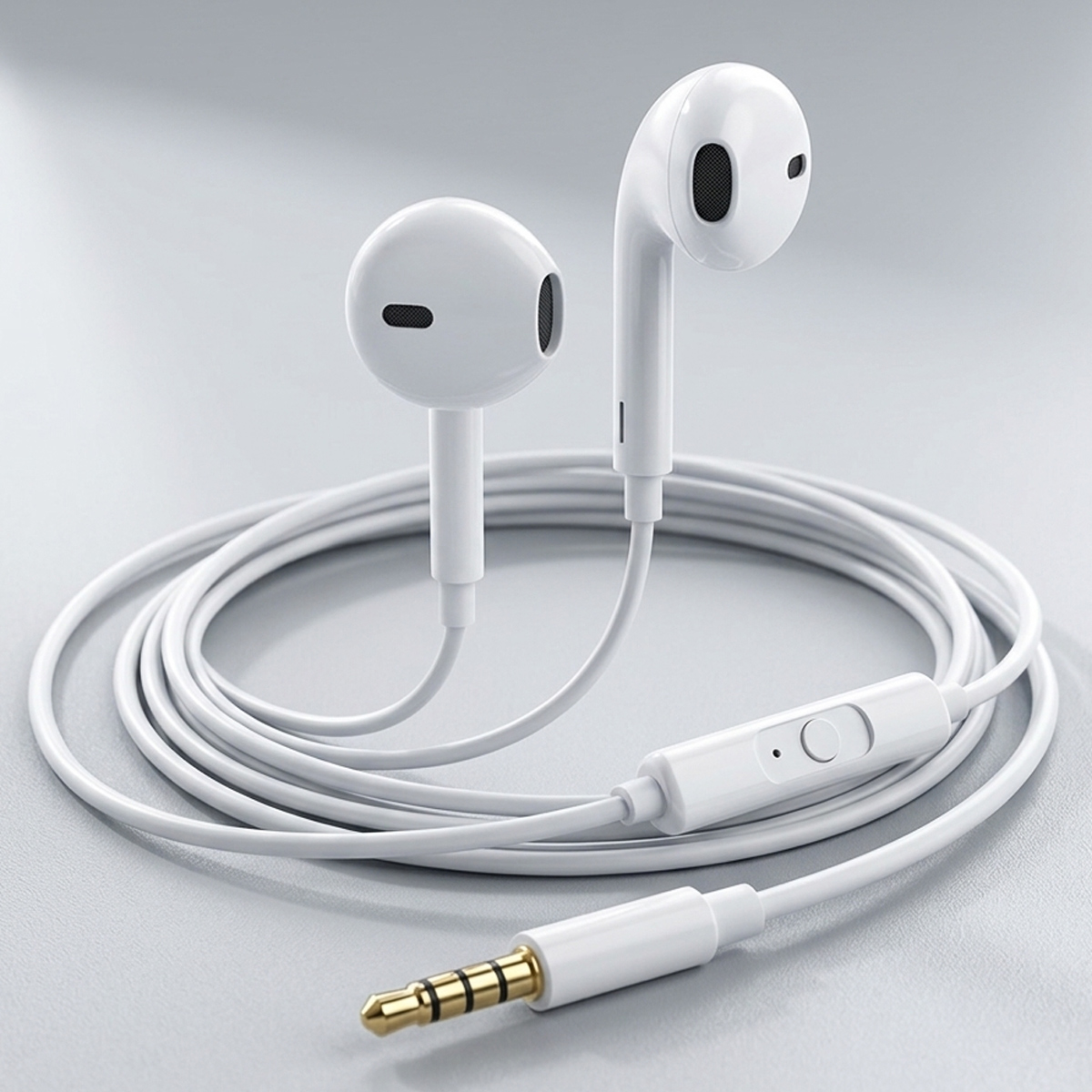 Earphones with In Line Remote and Microphone 3.5mm
