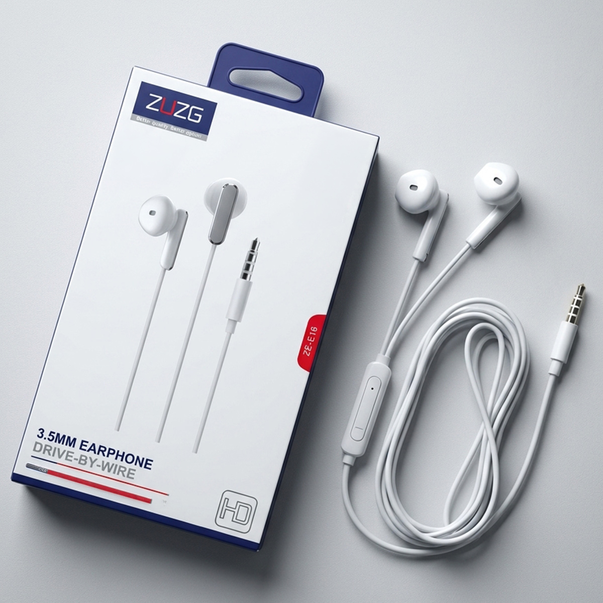 ZUZG Wired Earphones 3.5mm ZE E16
