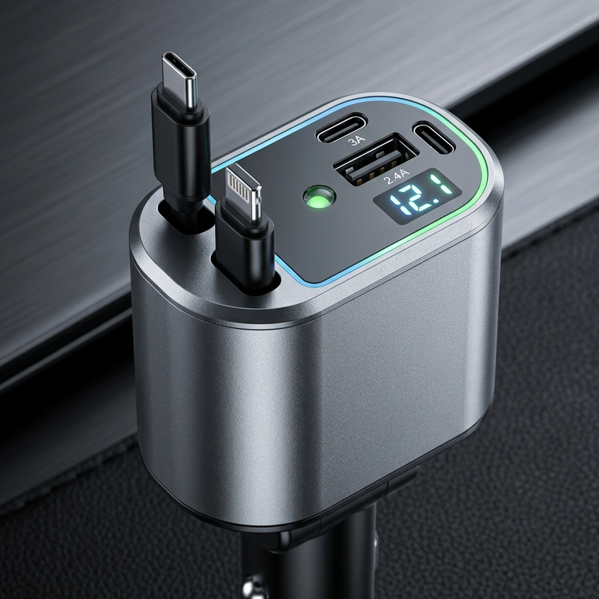 Starry Sky 4-in-1 Car Charger Adapter