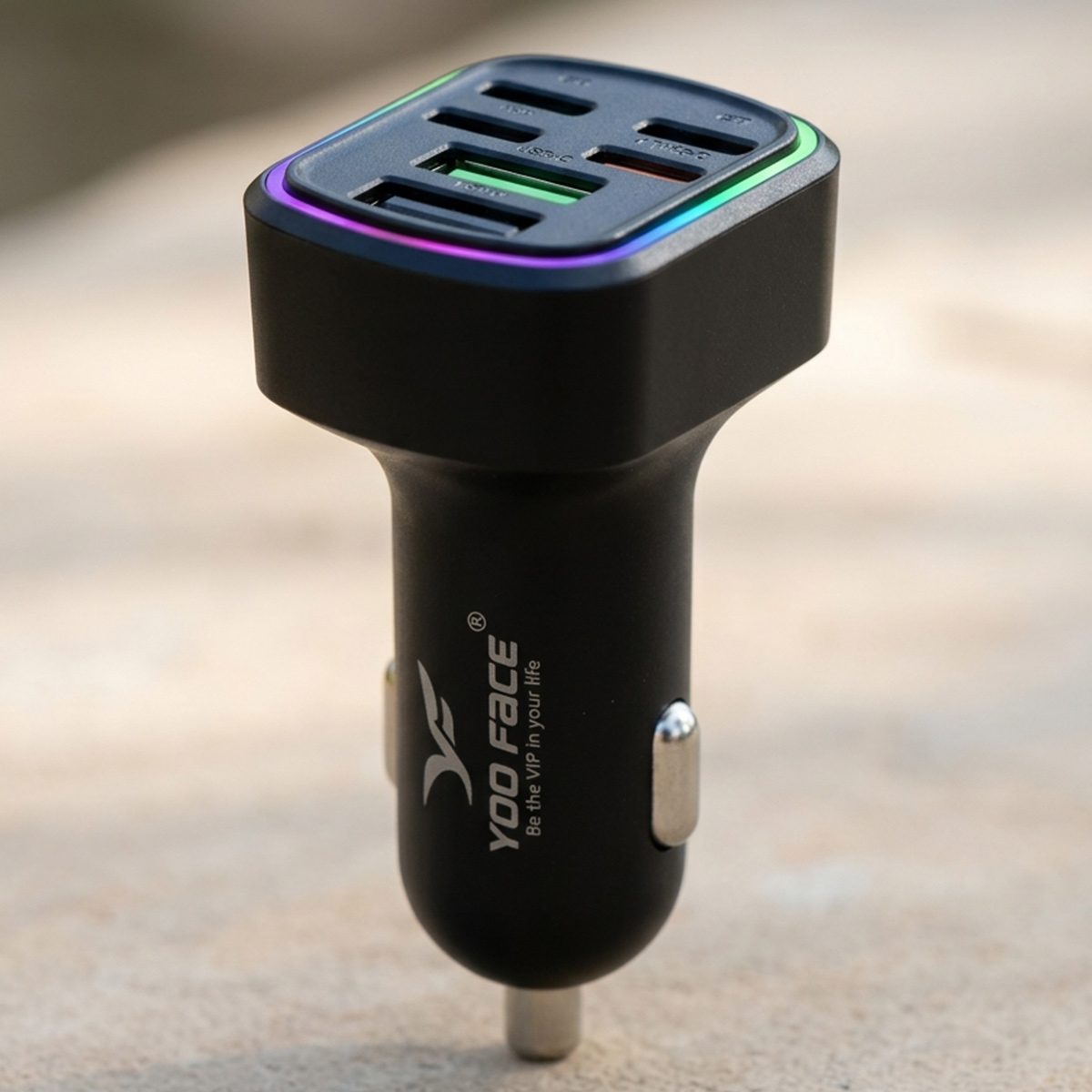 Yoo Face High Power Car Charger With Type C Cable