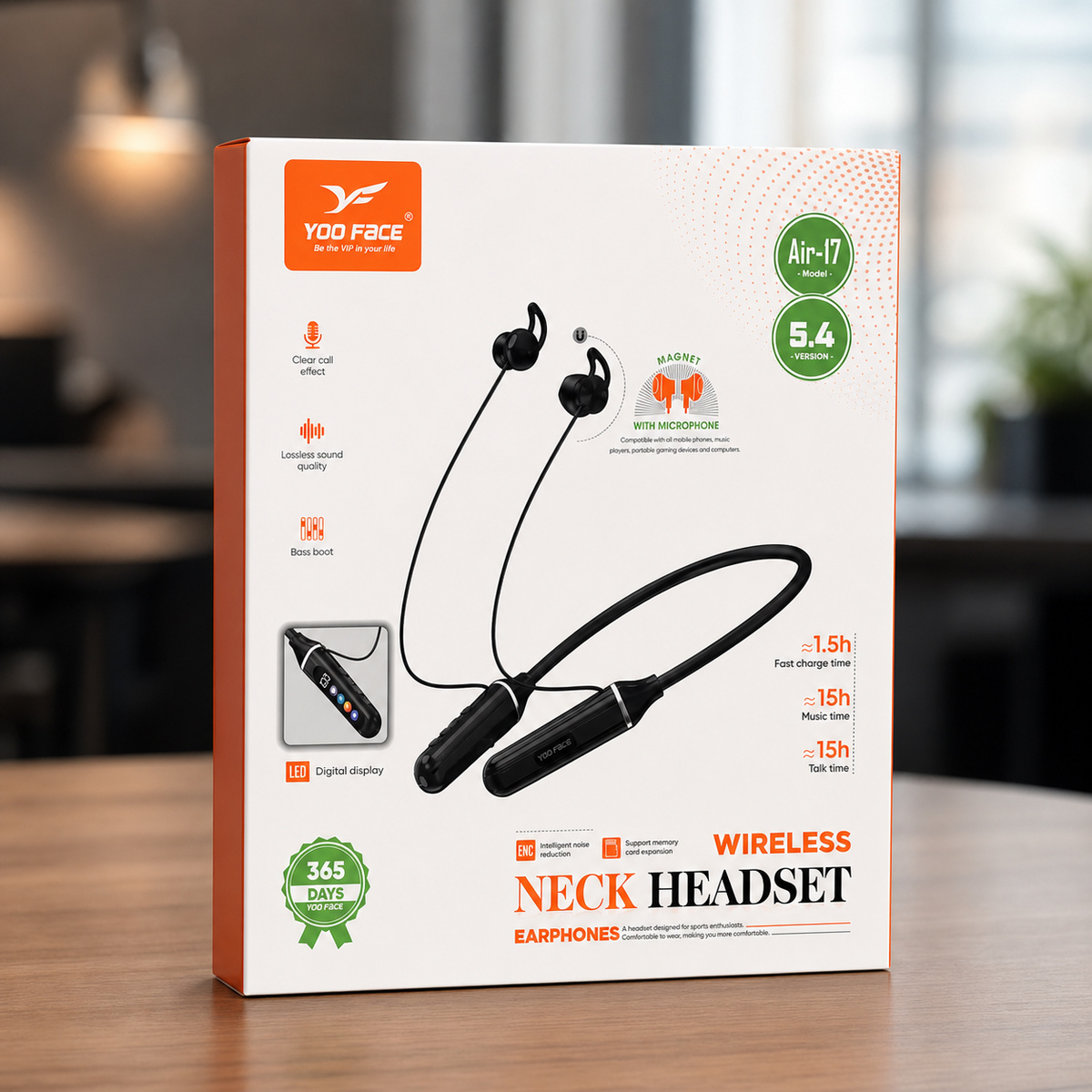 Yoo Face Bluetooth Neckband