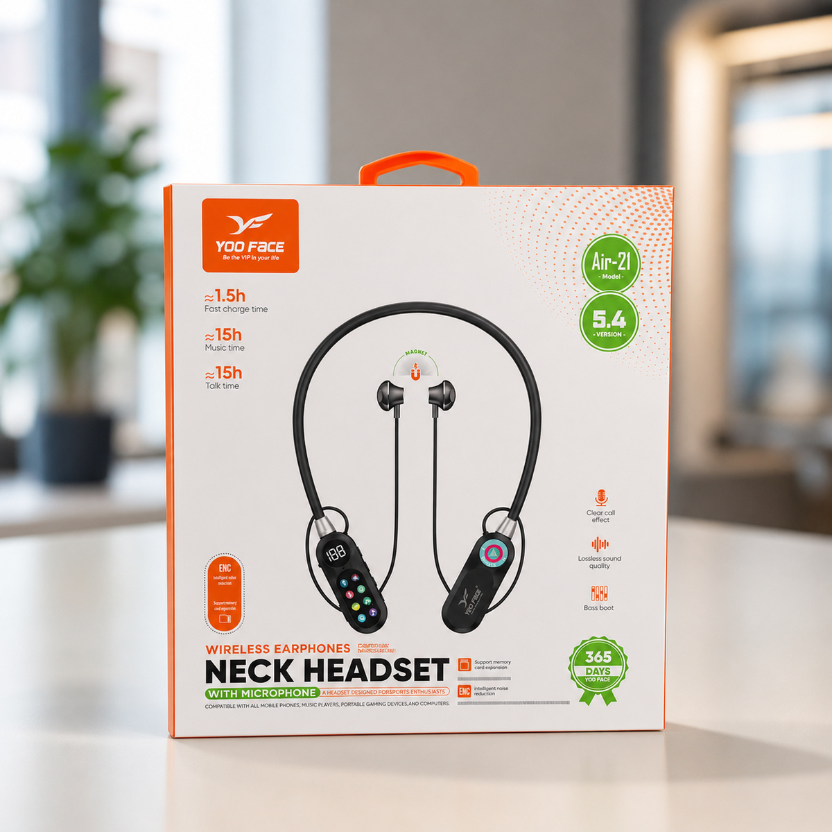 Yoo Face Bluetooth Neckband