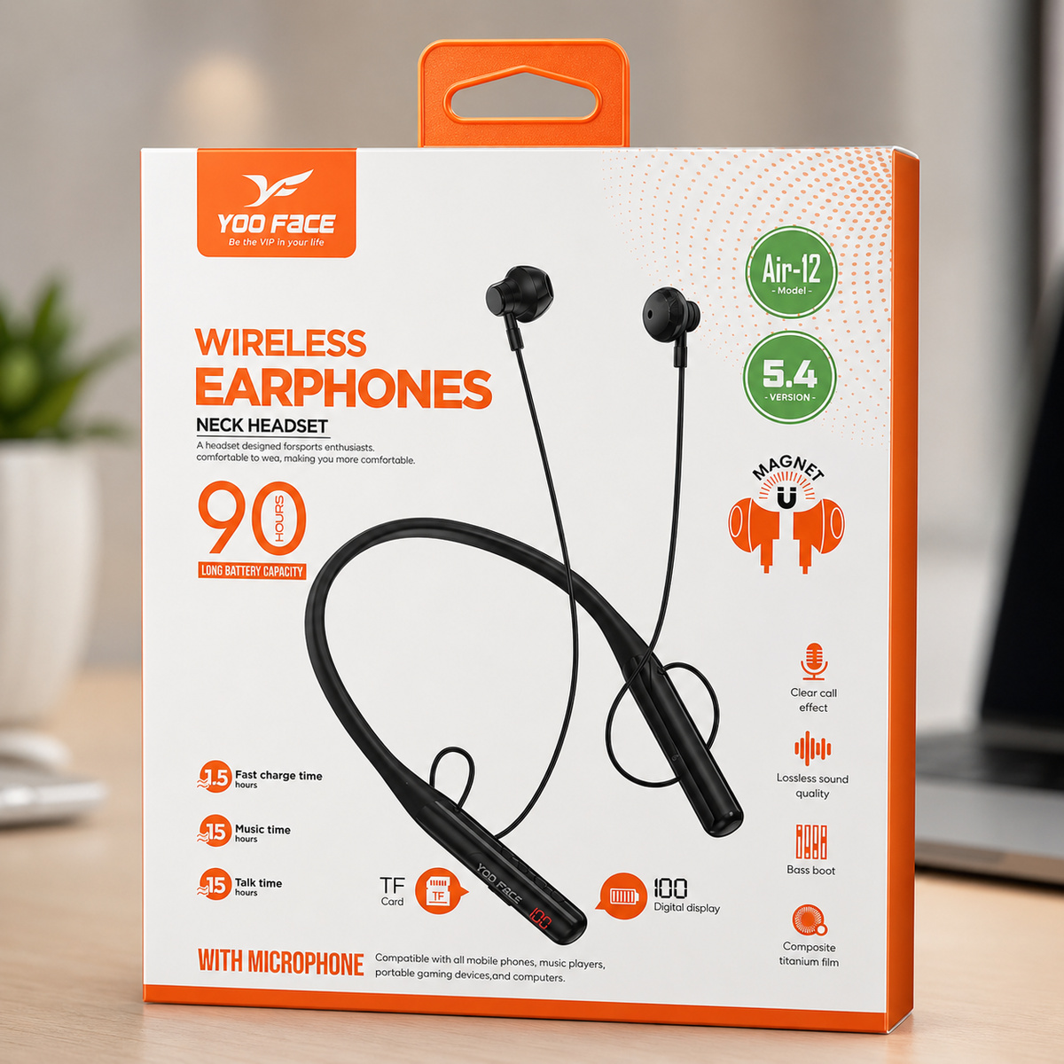 Yoo Face Bluetooth Neckband