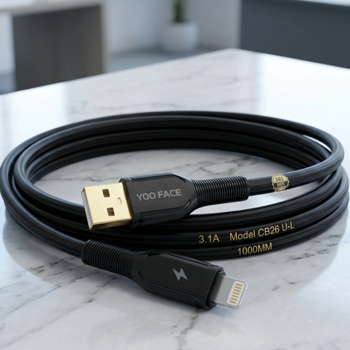 Yoo FACE USB to Type-C Fast Charger Data Cable CB26