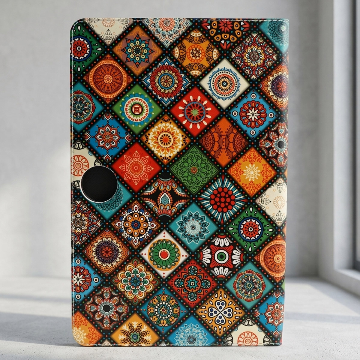 Honor Pad 9 Colorful Geometric Pattern Tablet Cover