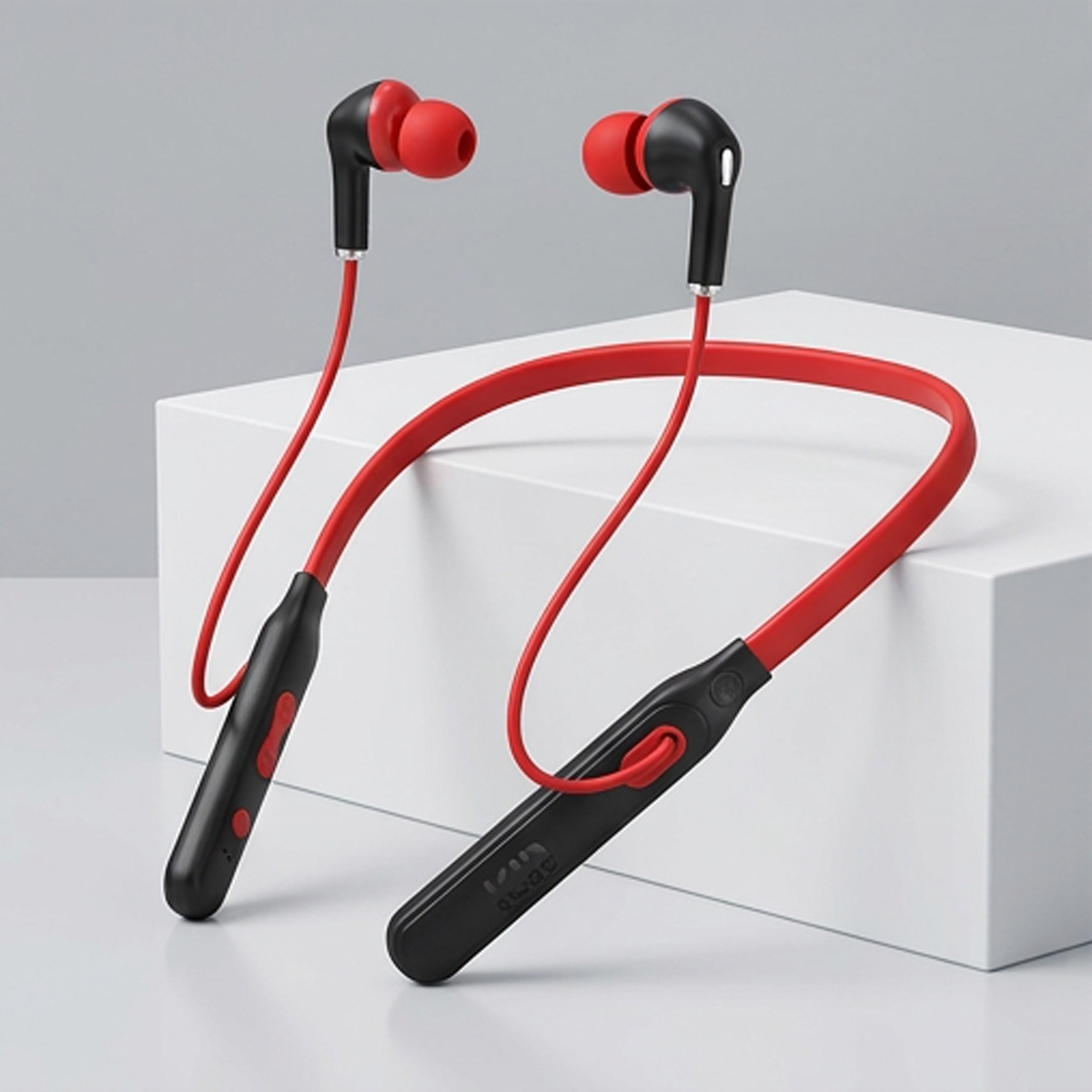 Hanging Bluetooth Neckband Red