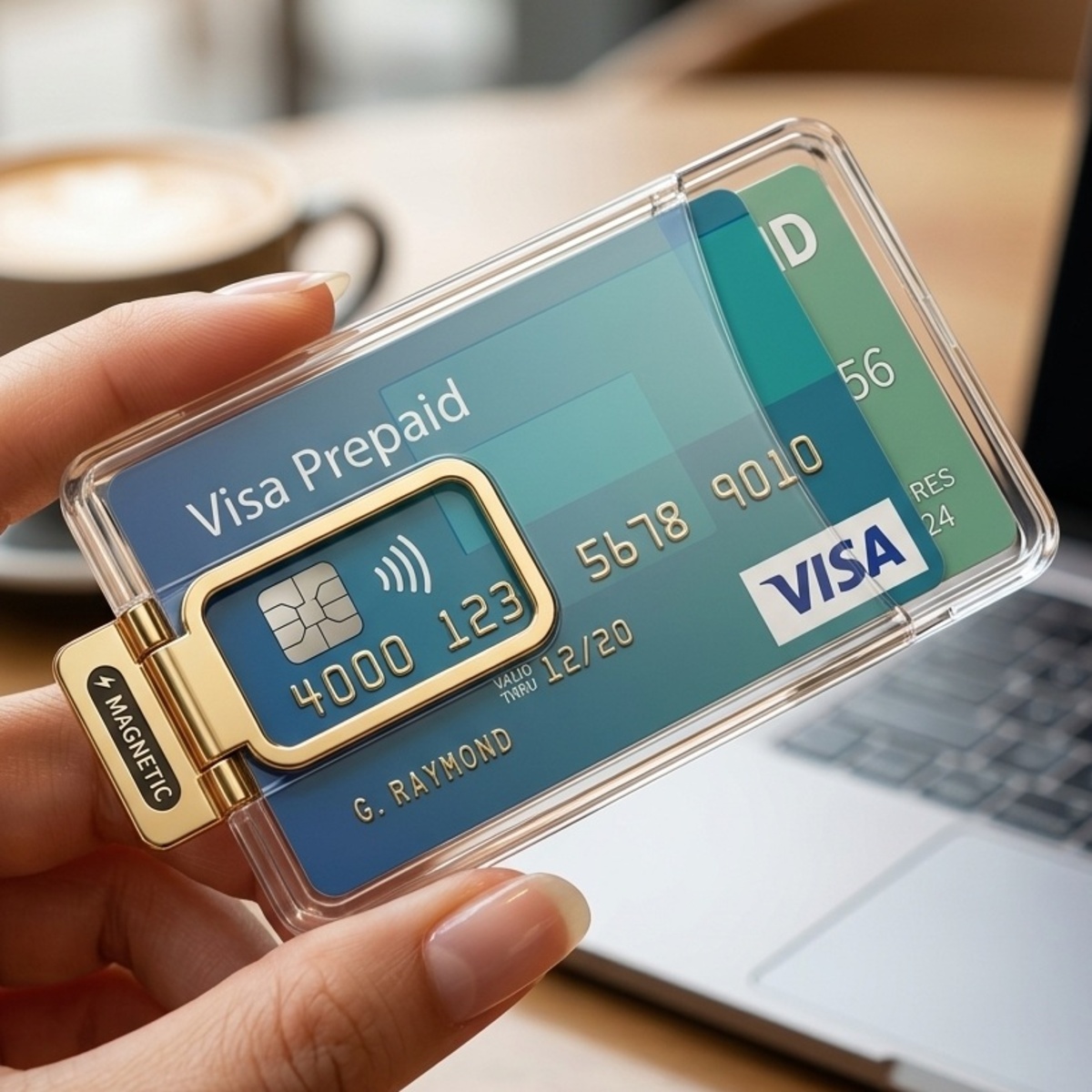Magnetic Card Pocket With Bracket