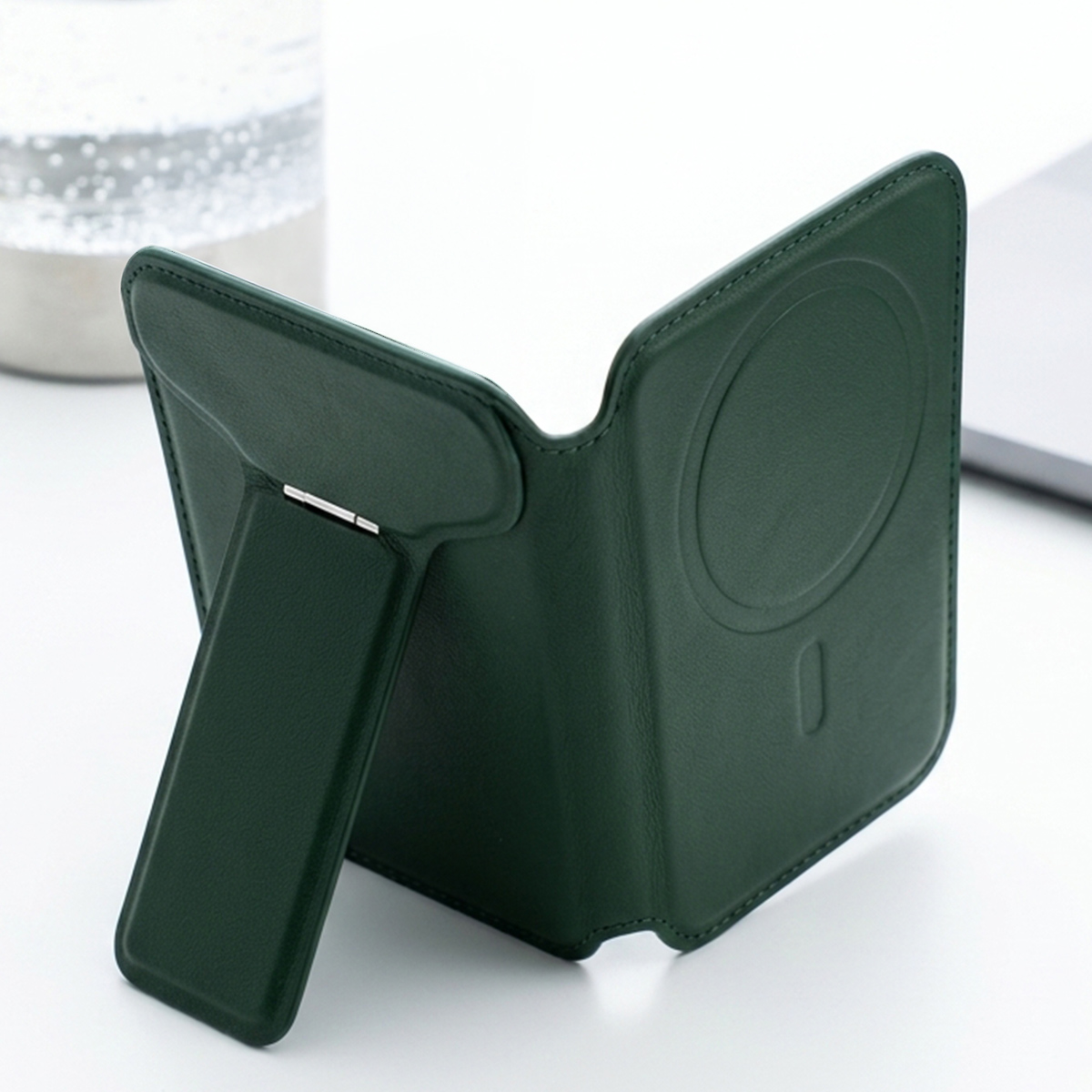 Magsafe Magnetic Card Bag Wallet With Phone Stand