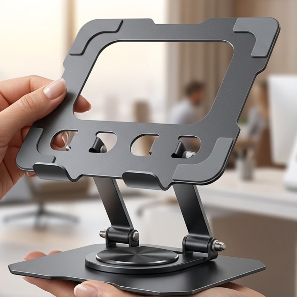 Foldable Metal Bracket Tablet Stand