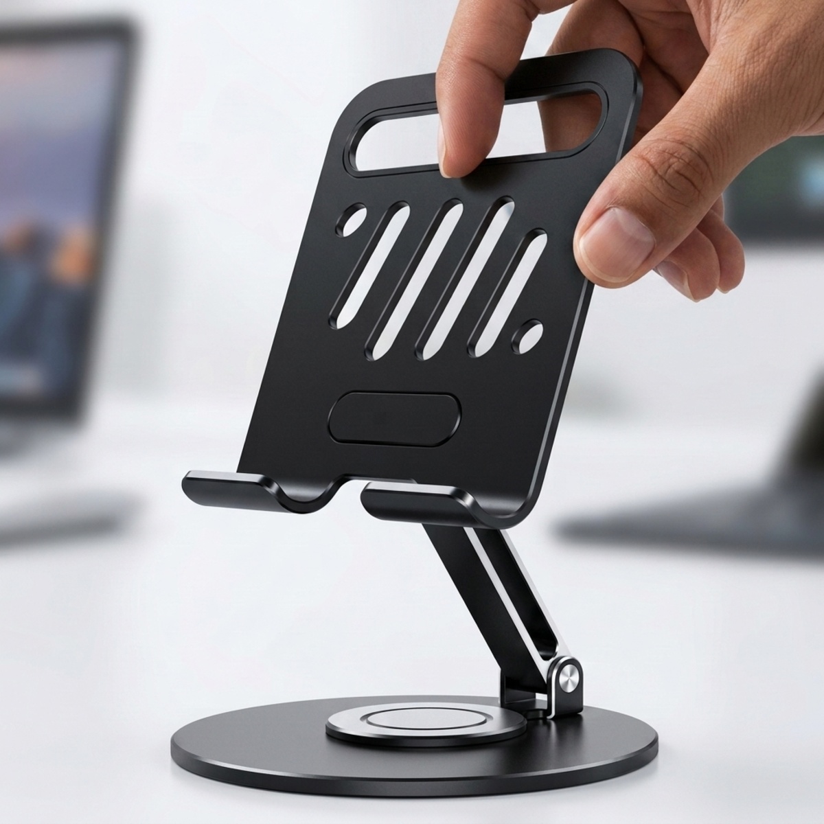 Foldable Metal Desktop Phone Stand