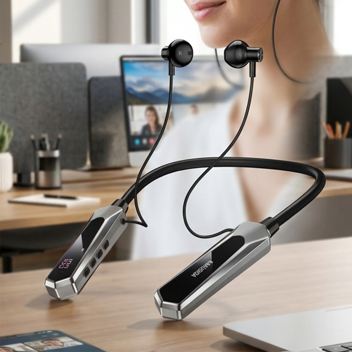 Kakusiga Neck Hanging Headset KSC-1877