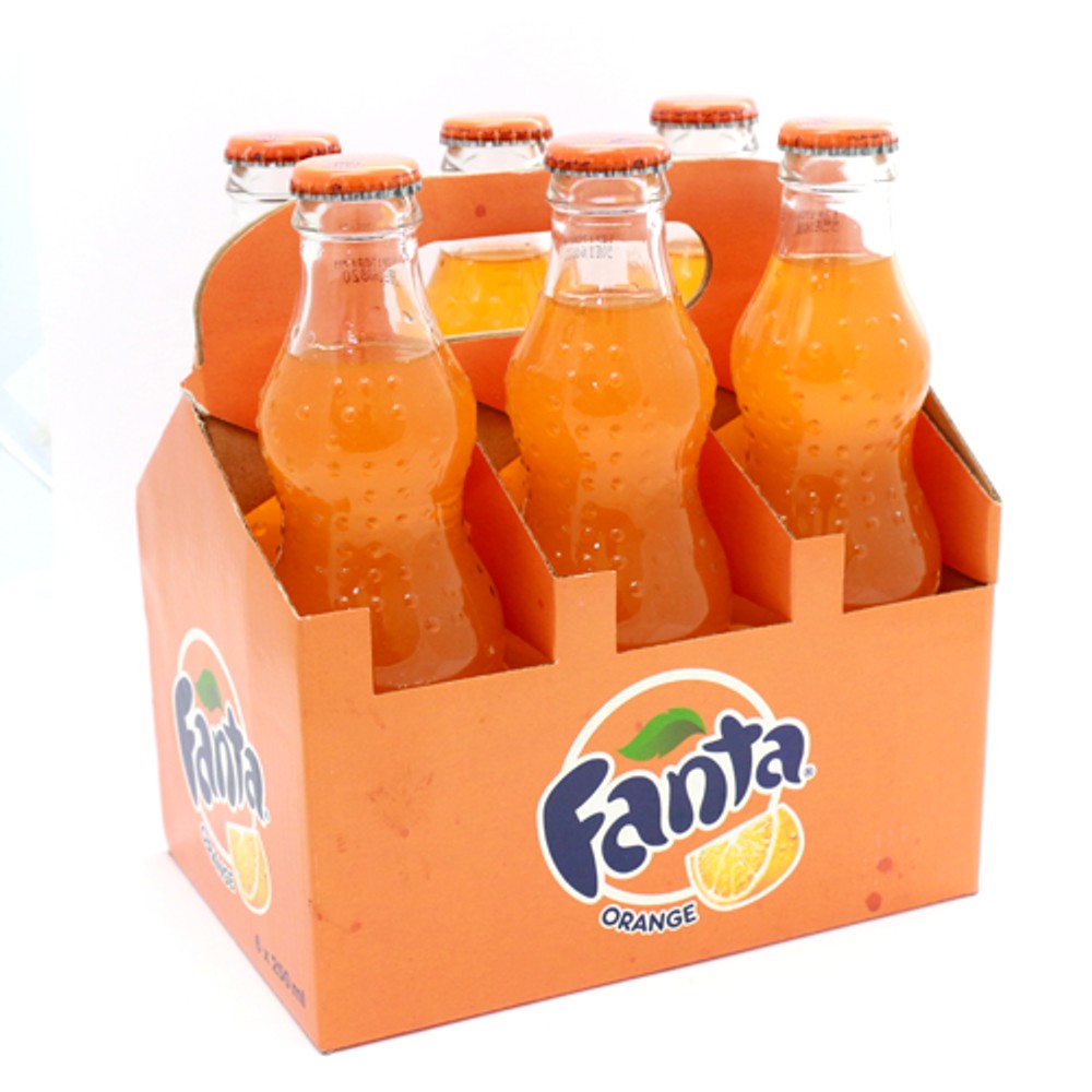 Fanta Orange Soft Drink 6x250ml
