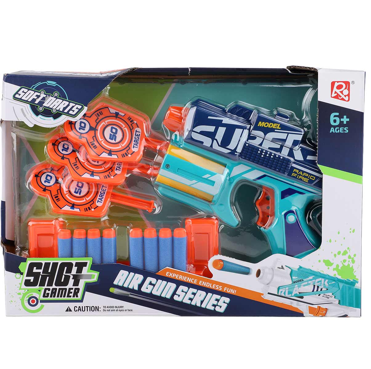 Soft Darts Shot Gamer Toy Gun