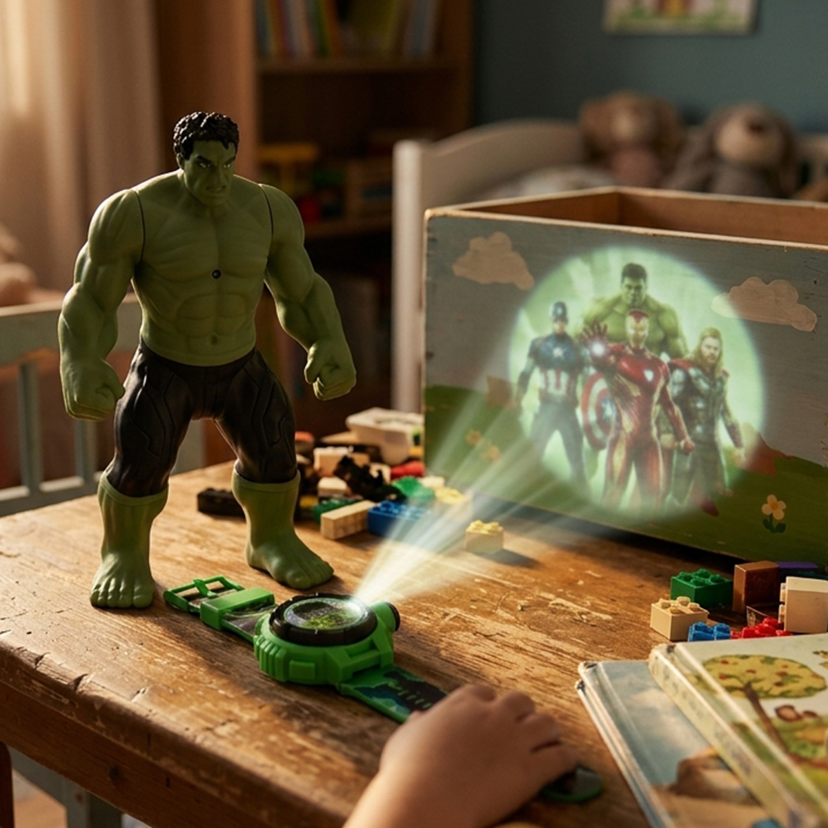 Kids Watch Toy With Light Hulk