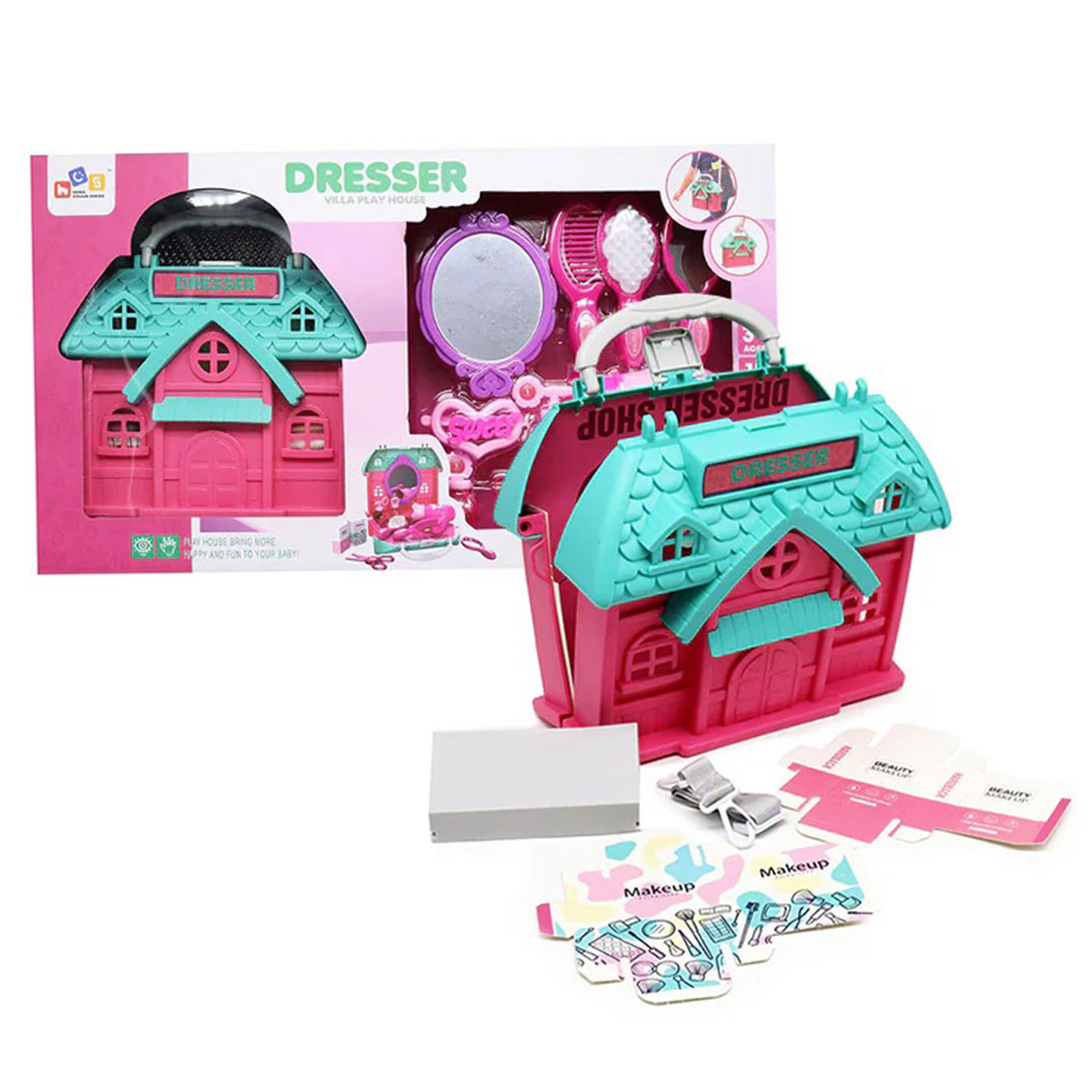 Dresser House Pretend and Play Toy Set