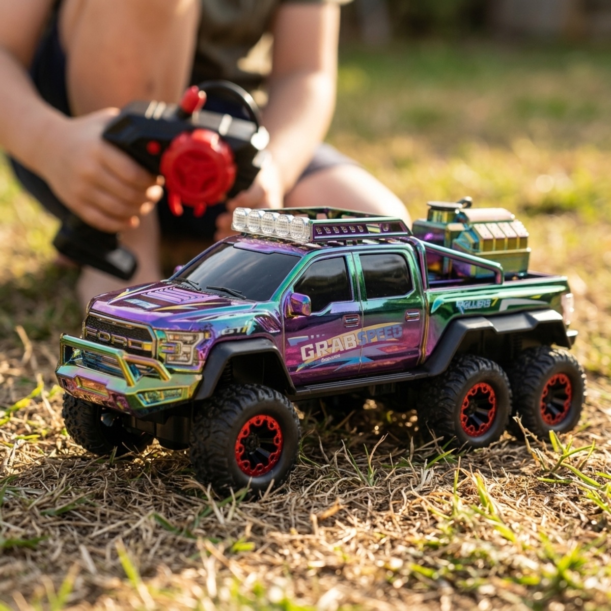 Six Wheeled Remote Control Pick Up Truck