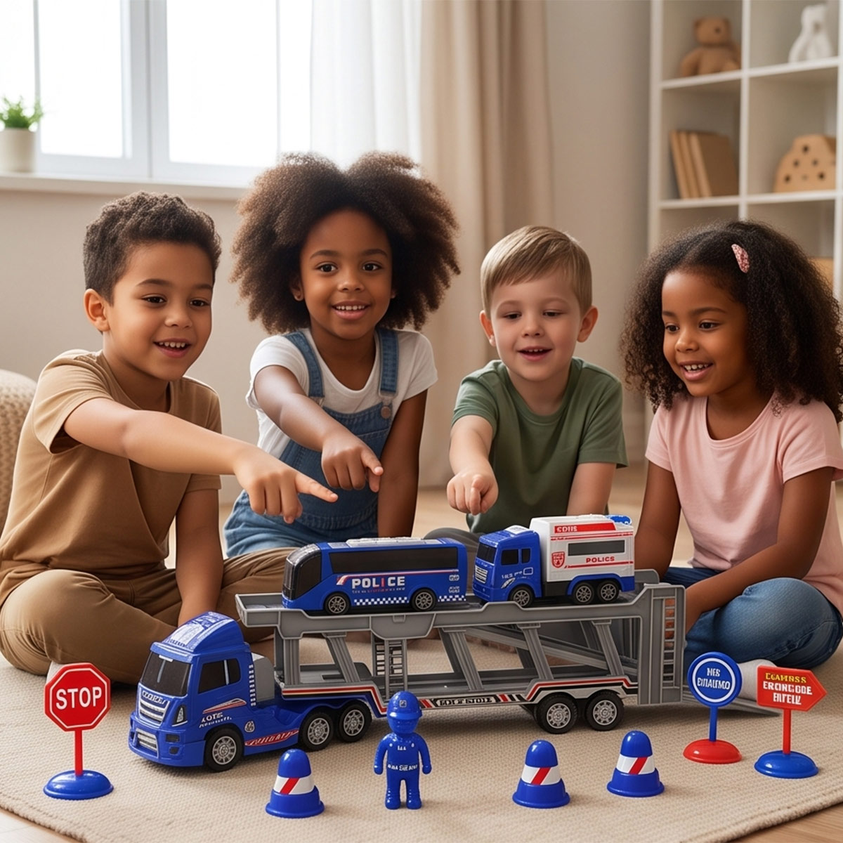 Police Toy Series Set