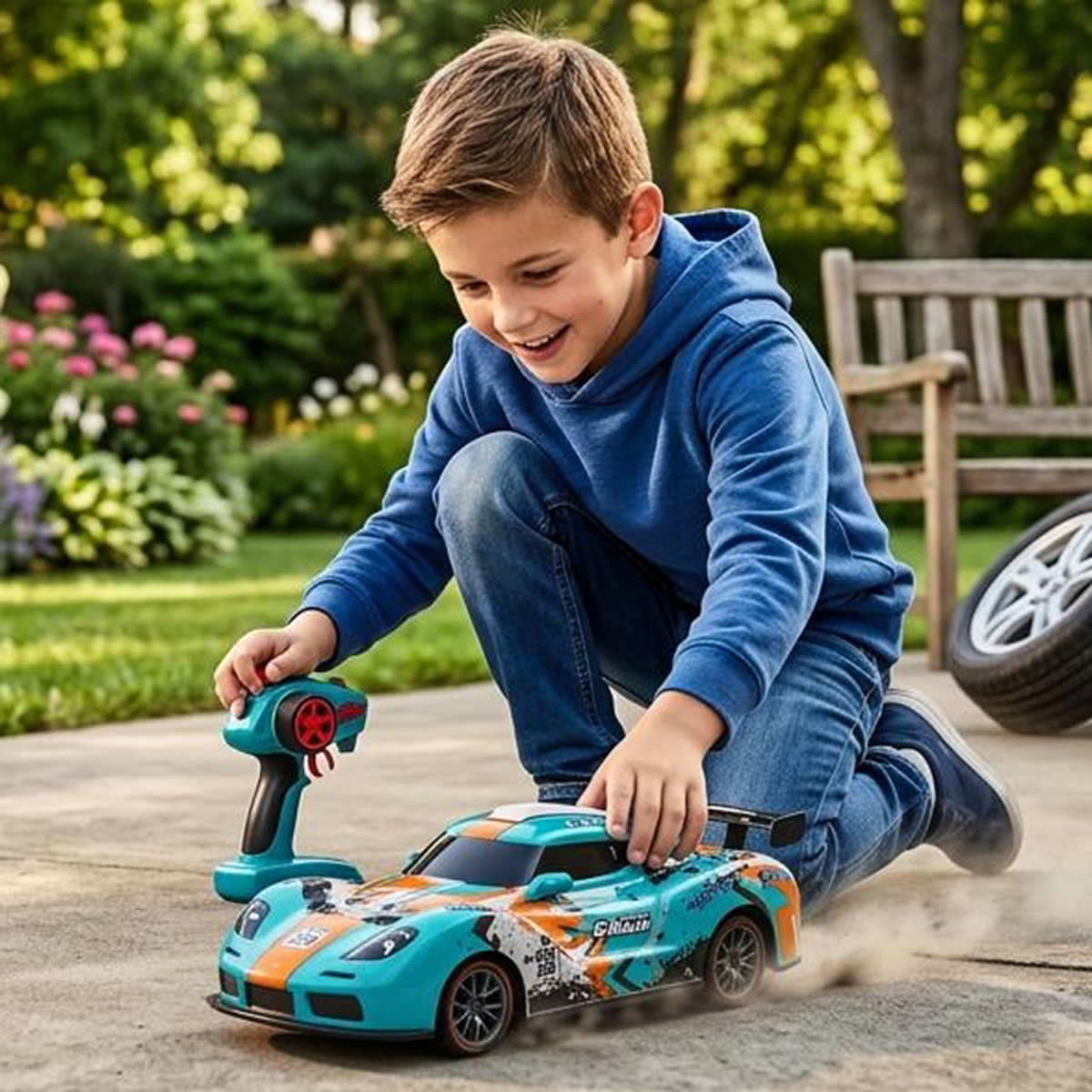 1:12 Four Way Light Remote Control Car