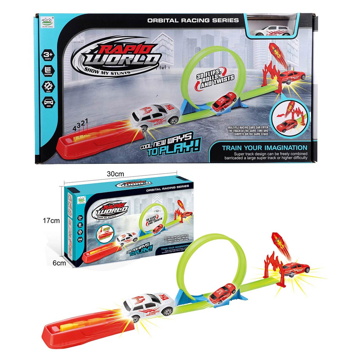 Rapid World Orbital Racing Series Car Toy