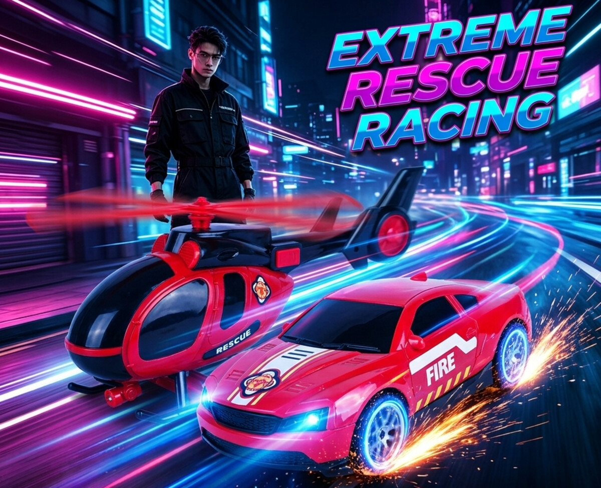 Extreme Rescue Racing Set