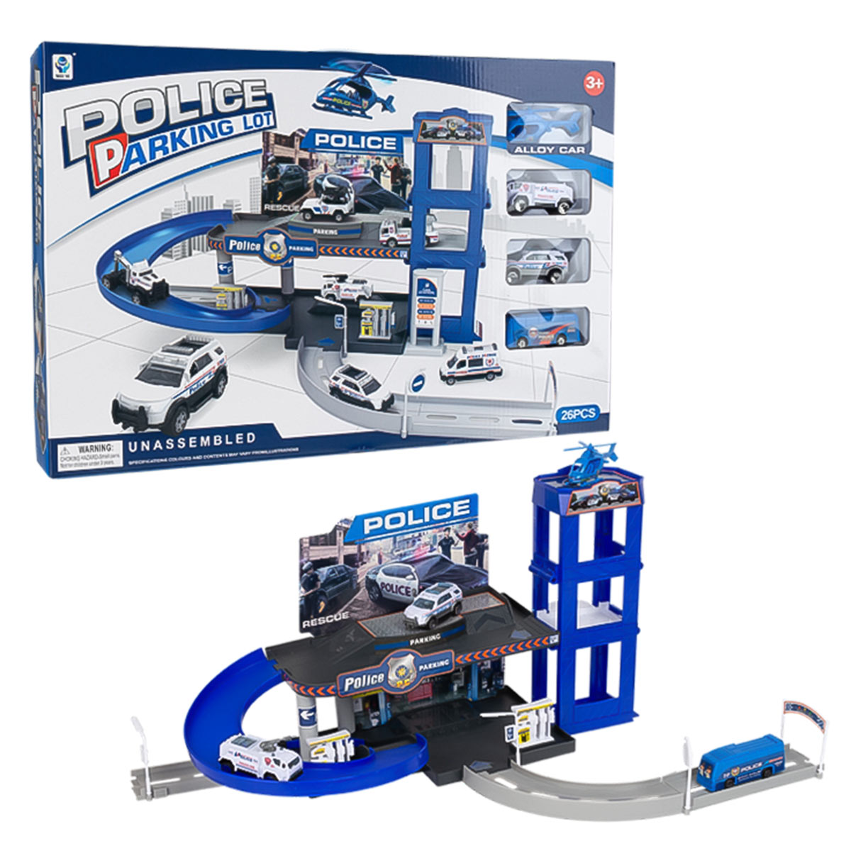 Police Parking Lot Toys