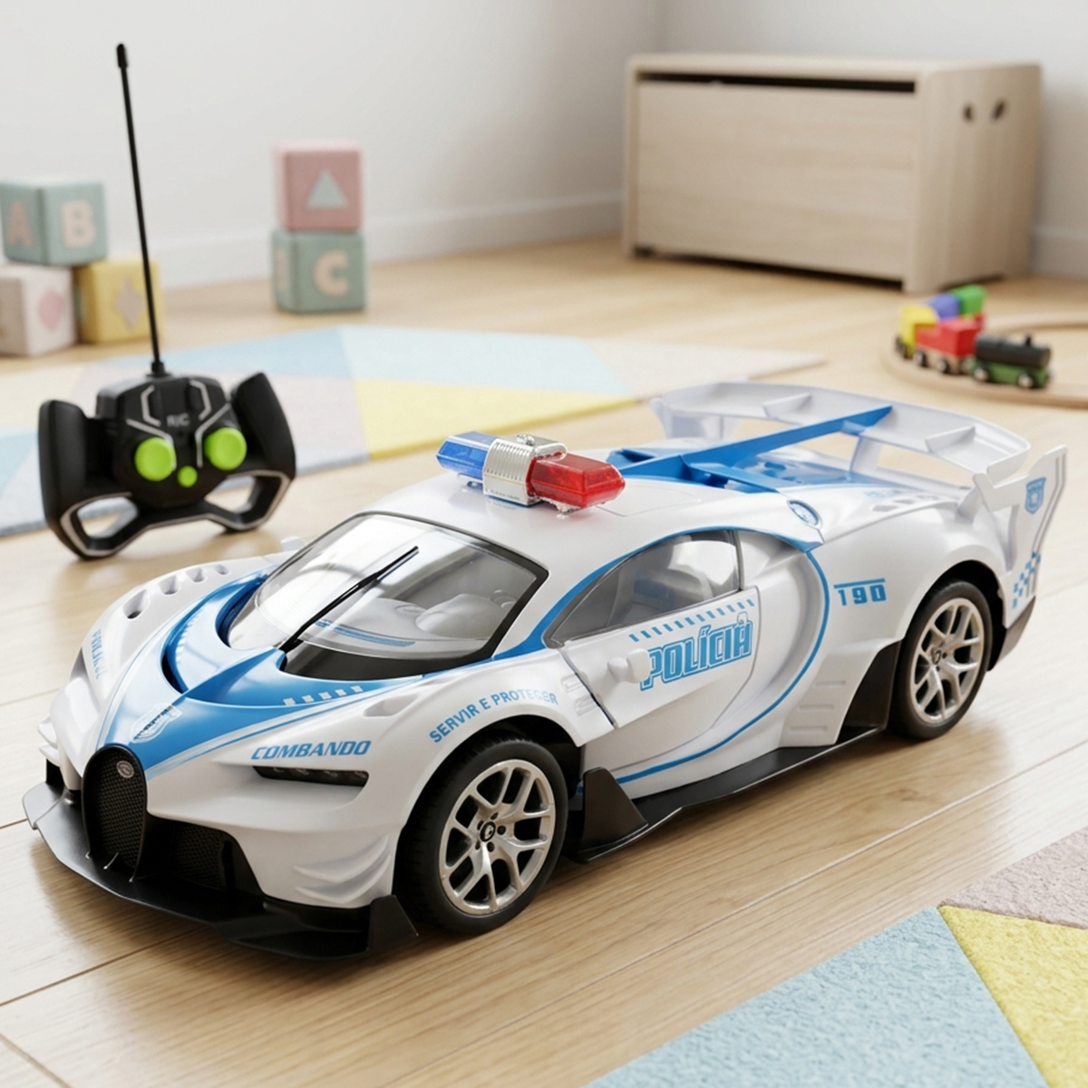 Remote Control Bugatti Police Car