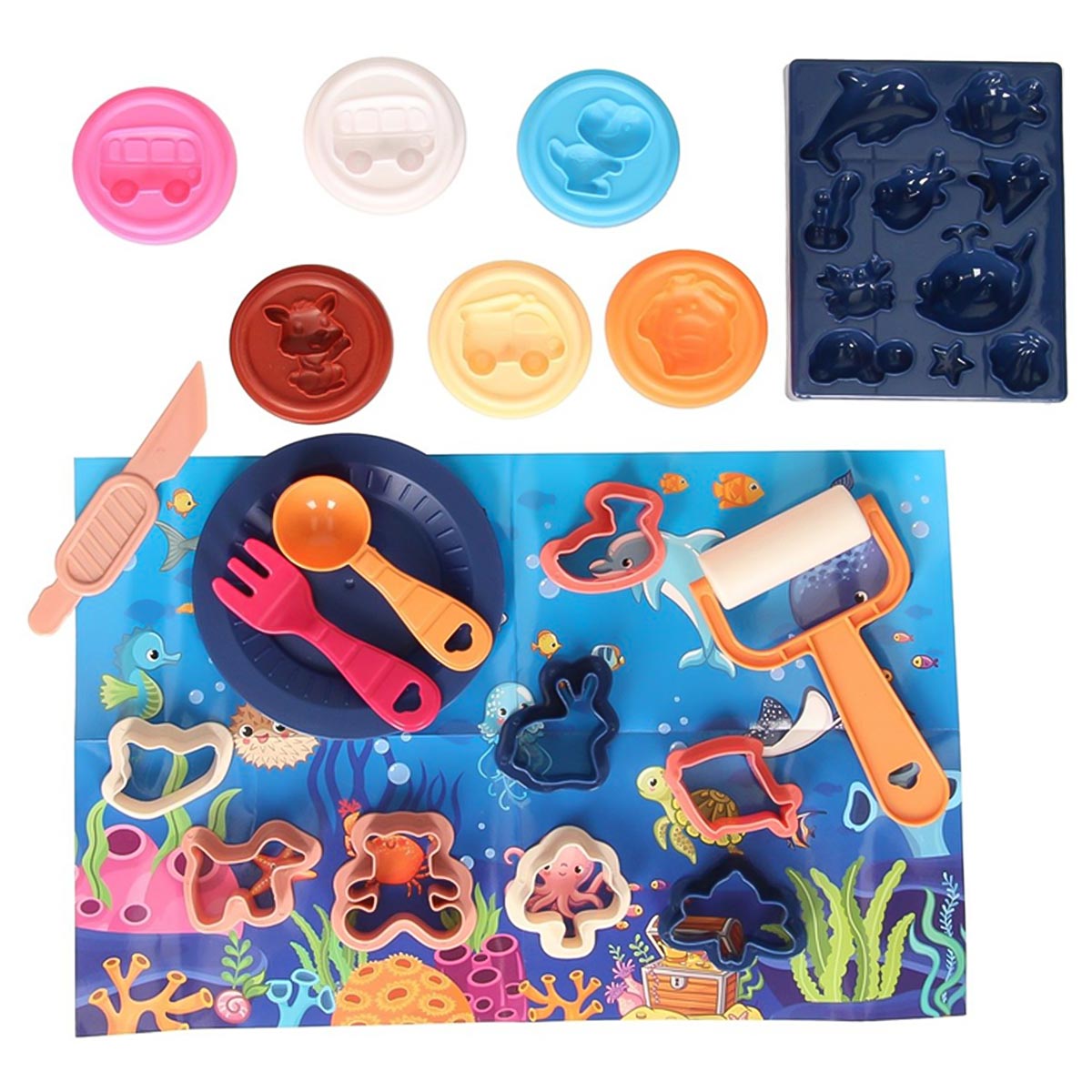 Magic Dough Color Ocean World Set