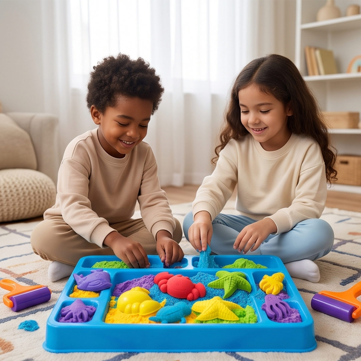 Kinetic Sand Ultimate Ocean Kingdom Play Tray Set