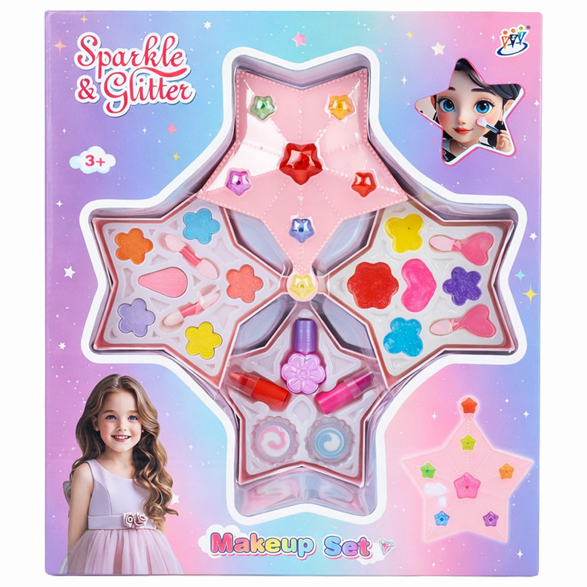 Sparkle & Glitter Make Up Set For Children