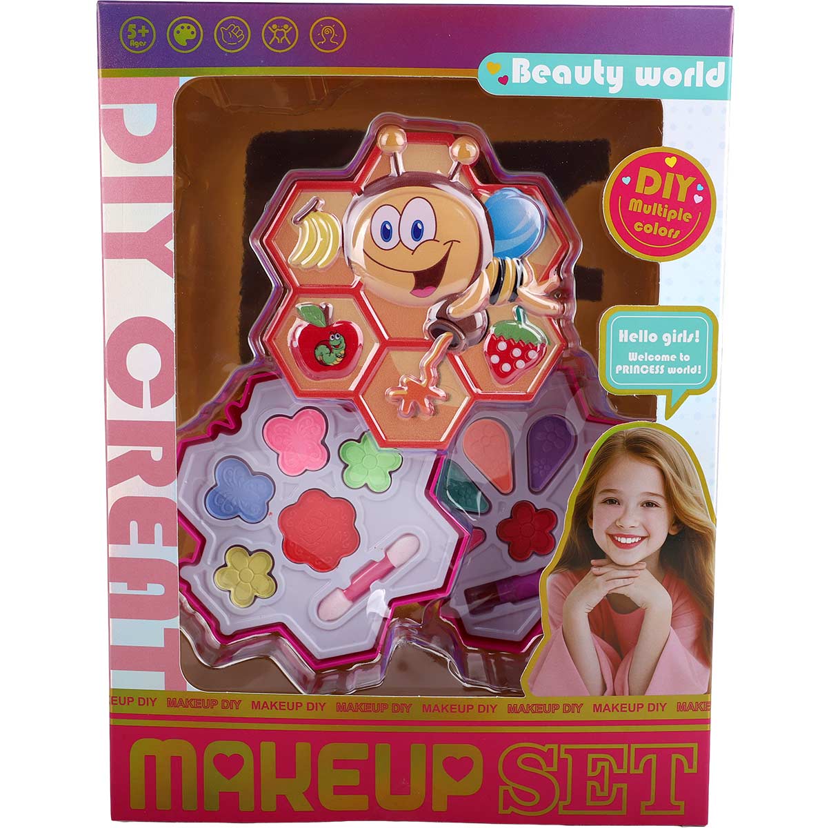Octagonal 2-Layer Makeup Toy | Pretend Play & Costumes Octagonal 2-Layer Makeup Toy | Pretend Play & Costumes