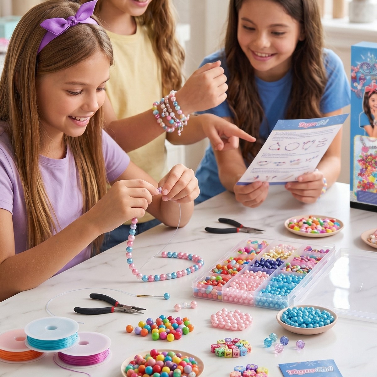 Crystal Jewelry Set DIY Beads 1000 Pieces | Educational Toys Crystal Jewelry Set DIY Beads 1000 Pieces | Educational Toys