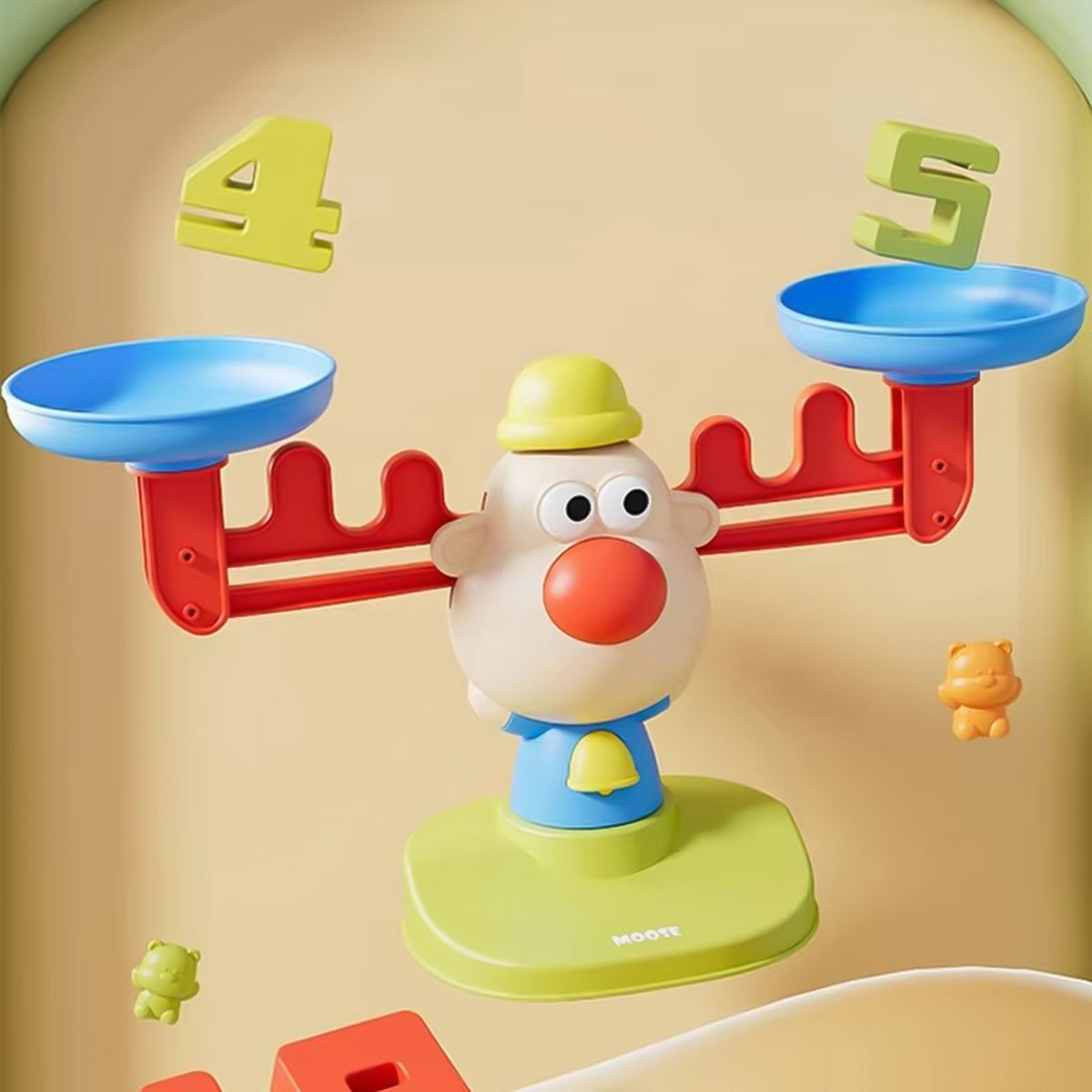 Reindeer Balance Scale Toy