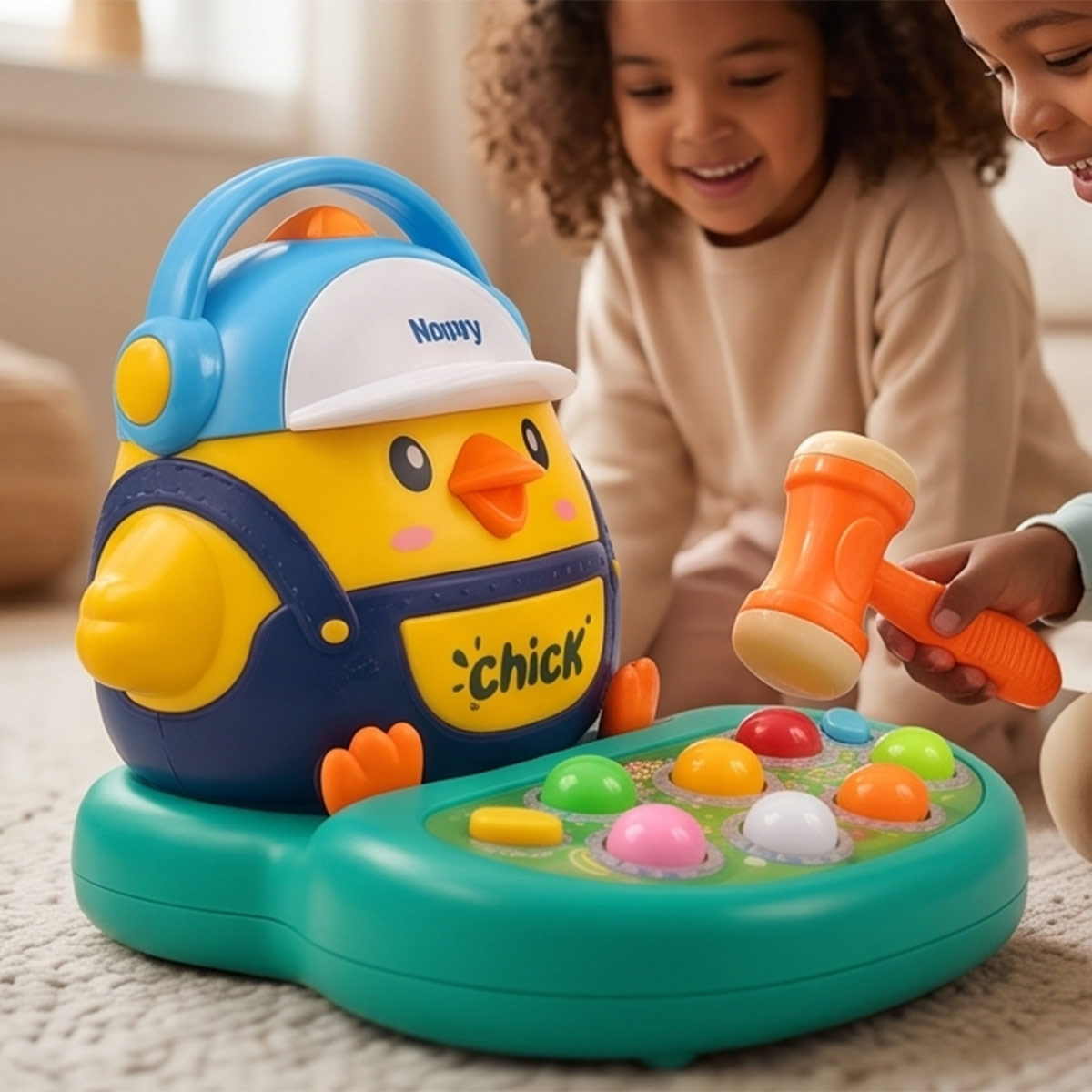 Musical Cartoon Chick Arcade Toy
