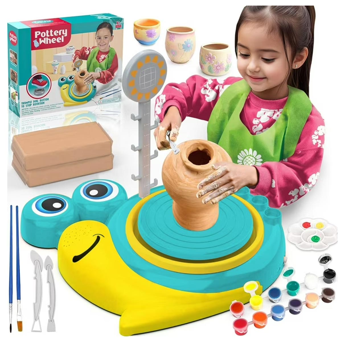 Pottery Wheel Snail Clay Machine | Toy Guns, Musical & Activity Toys Pottery Wheel Snail Clay Machine | Toy Guns, Musical & Activity Toys