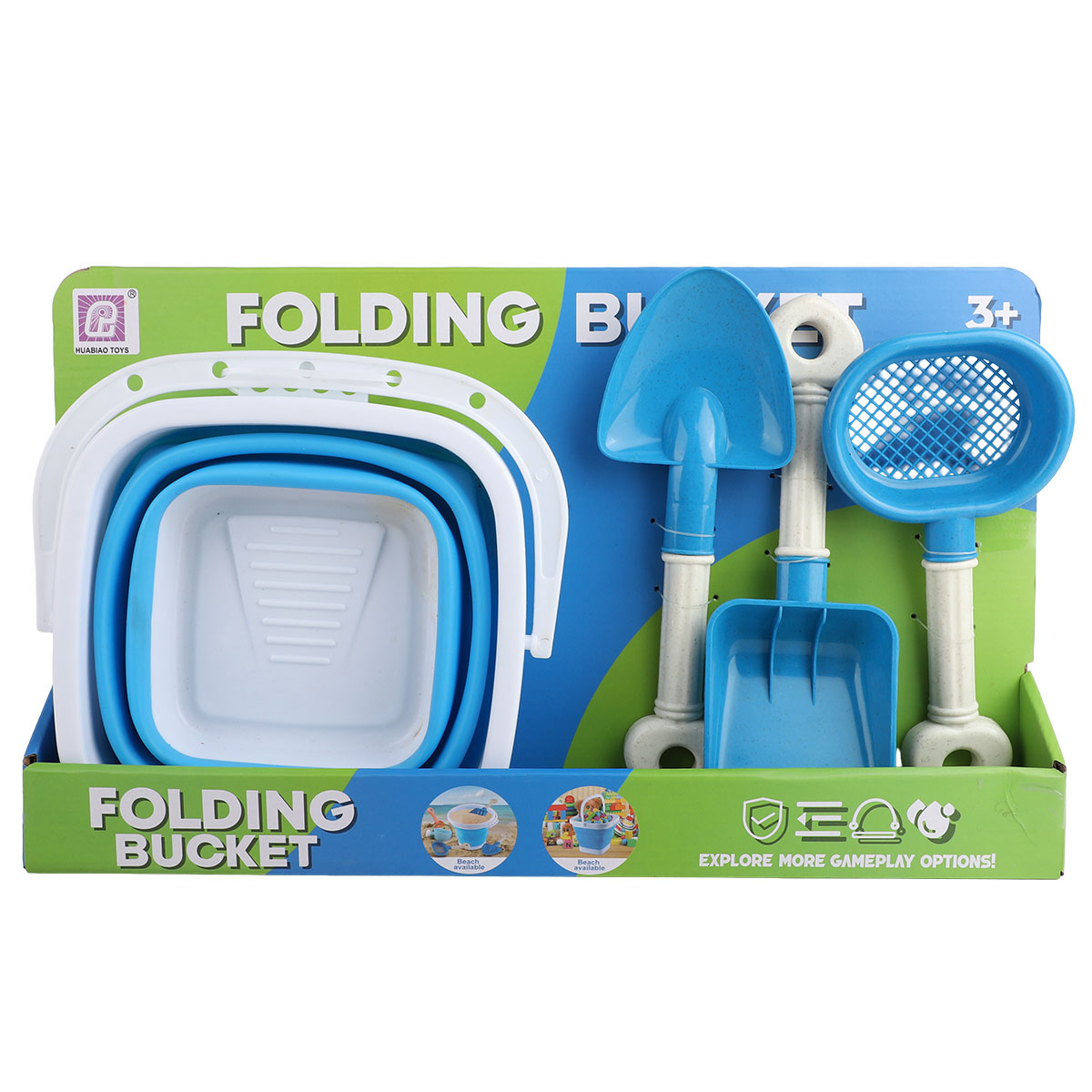 Folding Bucket Play Set