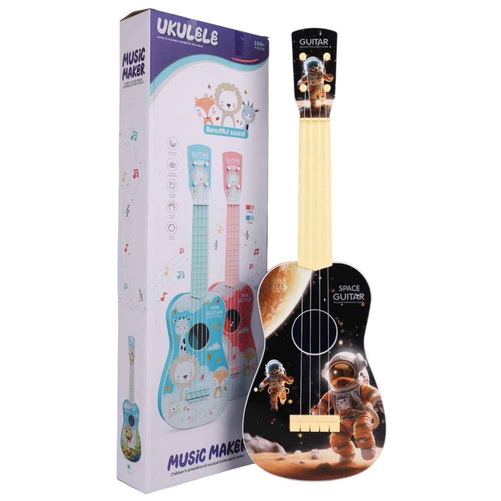 Loog Mini Acoustic Guitar for Kids Blue