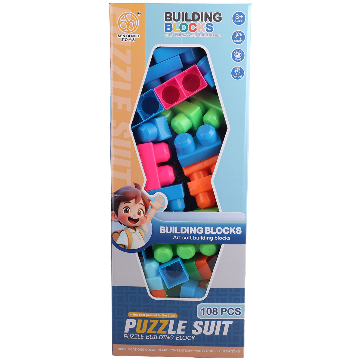 Puzzle Building Blocks 108pcs