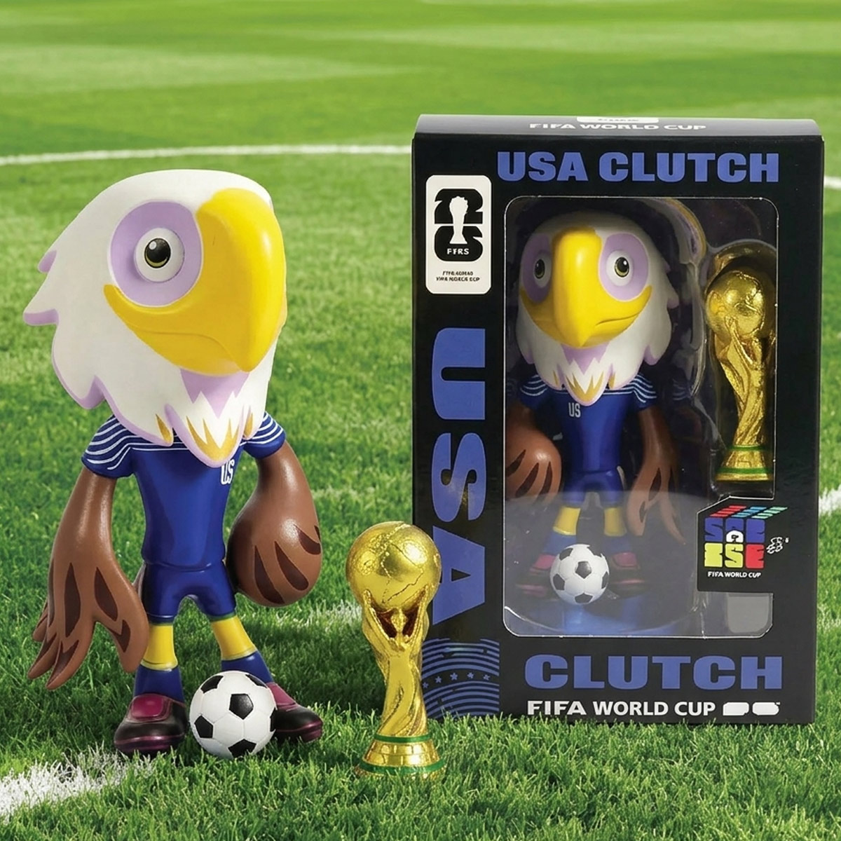 USA Clutch FIFA World Cup 2026 Mascot Figurine Assorted