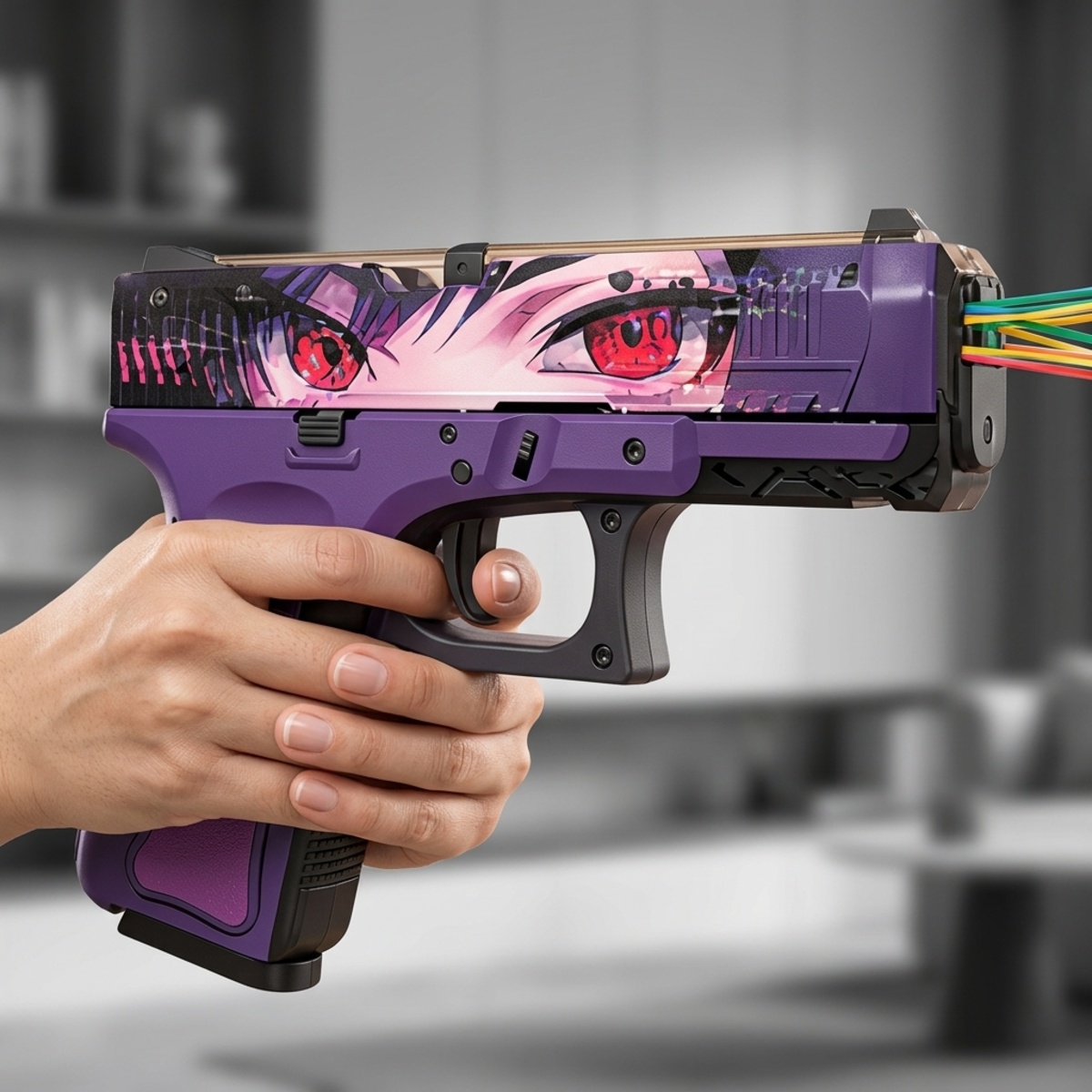 Rubber Band Gun Toy