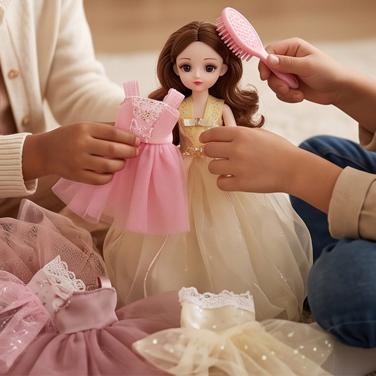 Barbie Doll Fashion Dress Up Set