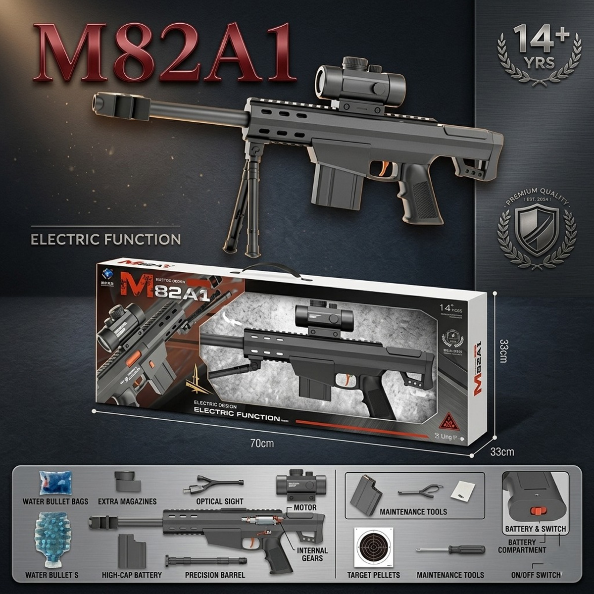 M82A1 Barrett Toy Gun