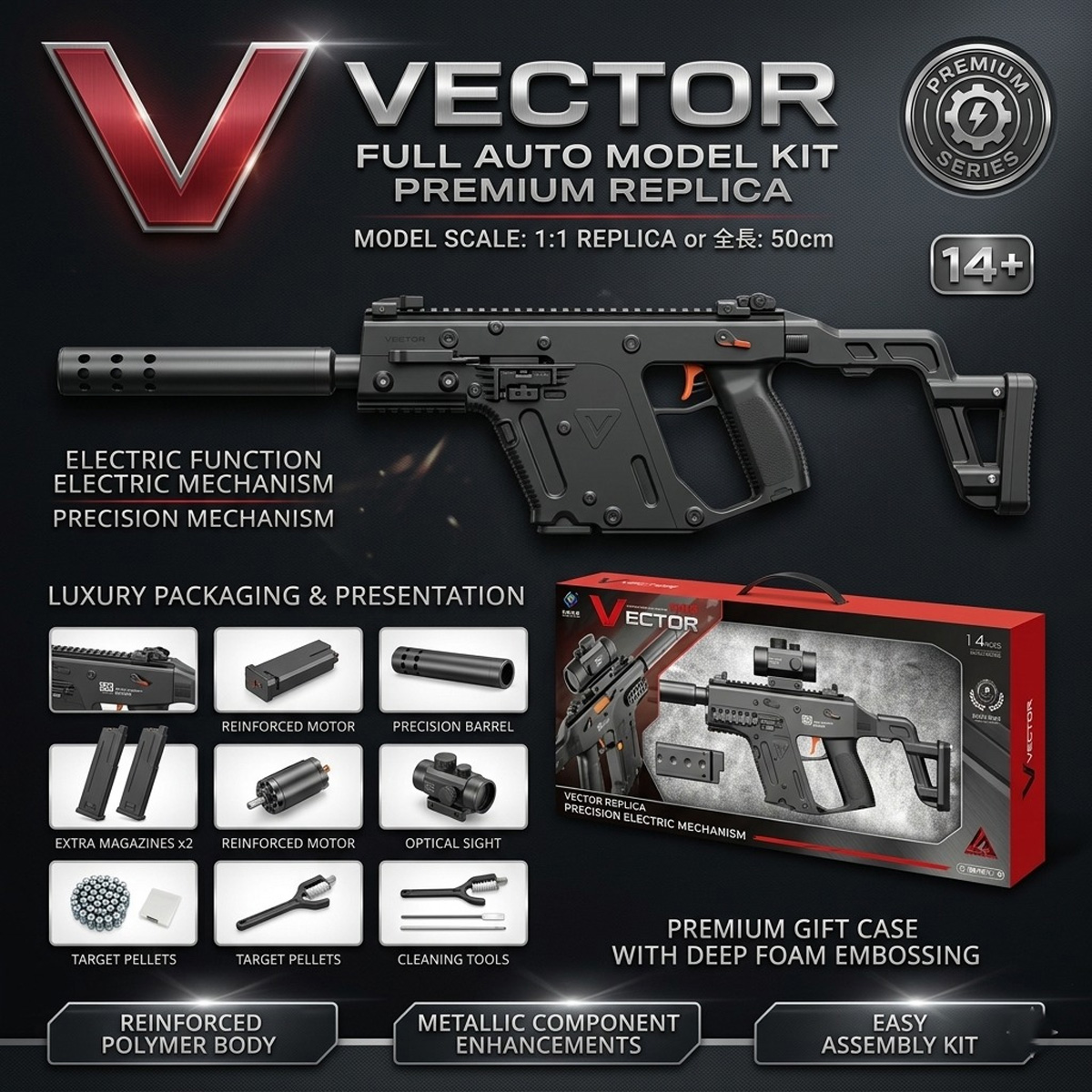 Vector Submachine Toy Gun