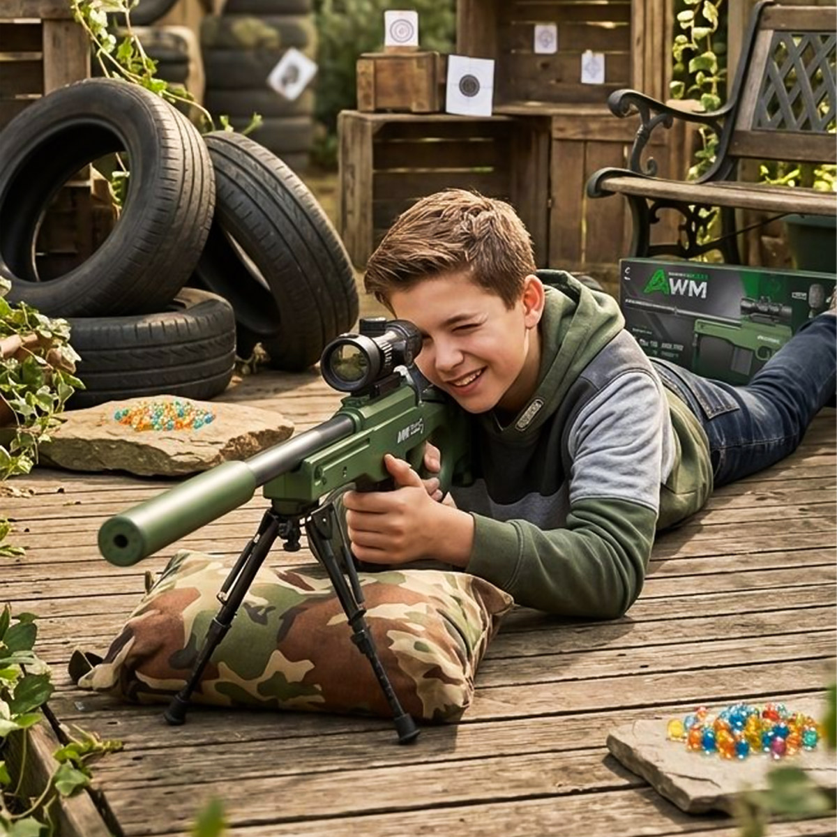 Awm Sniper Rifle Toy Gun
