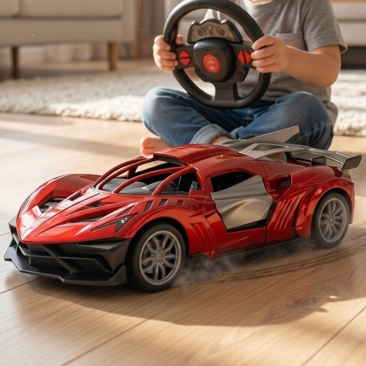 1:16 Five Way Three Door Remote Toy Car Assorted