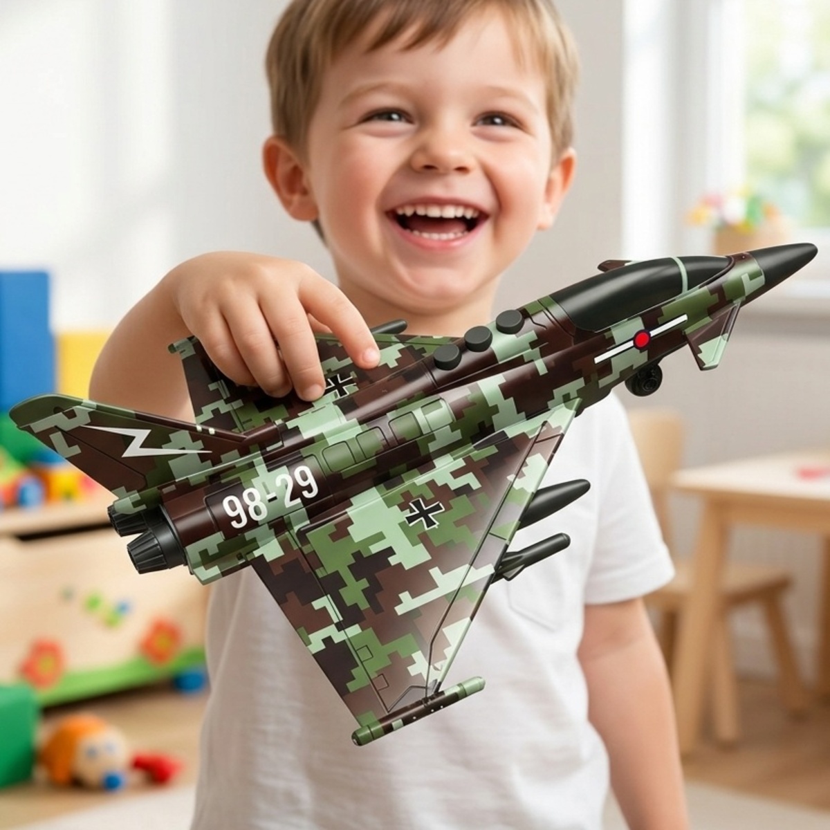 Military Inertial Ligh Aircraft Toy