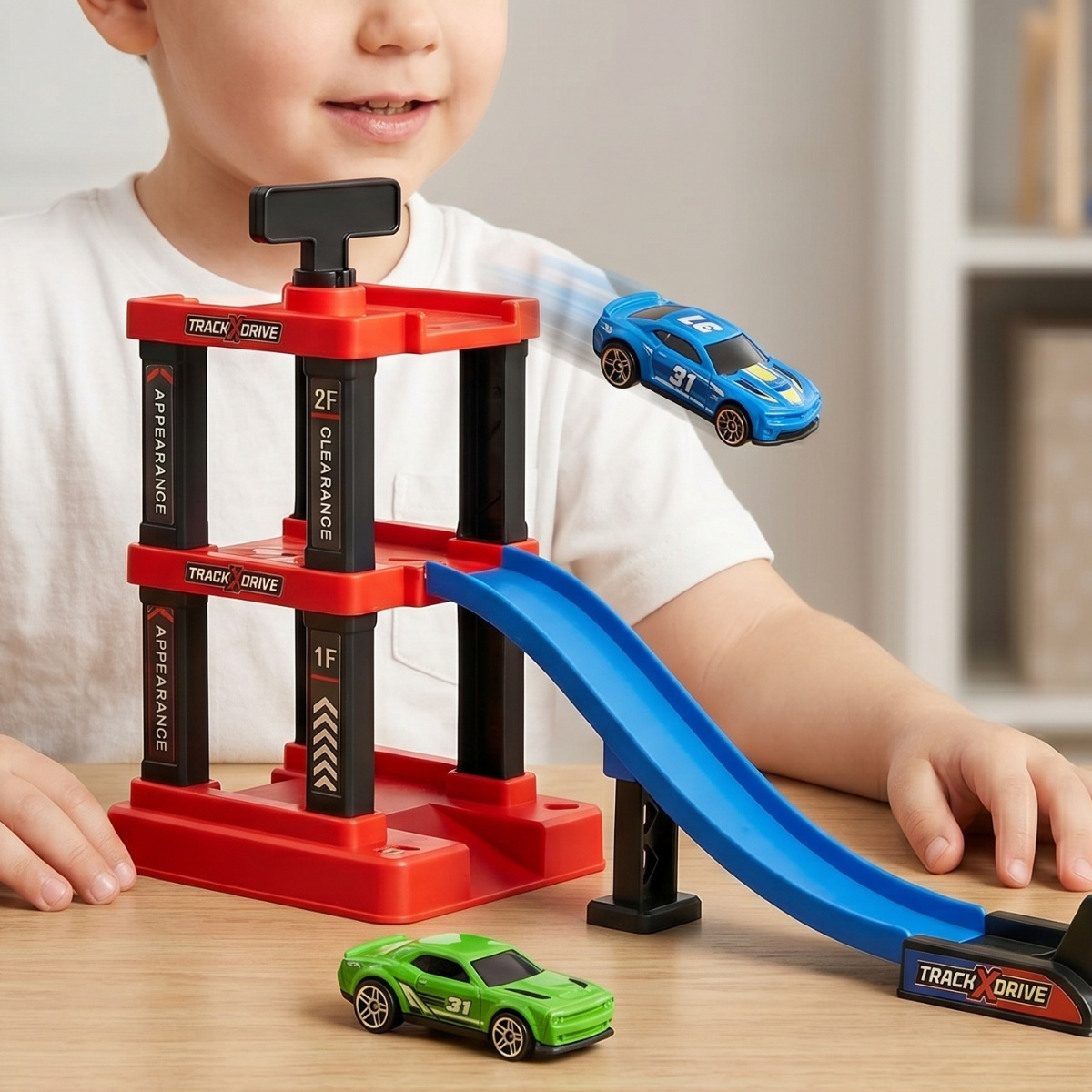 Track X Drive Dino Playset Toy