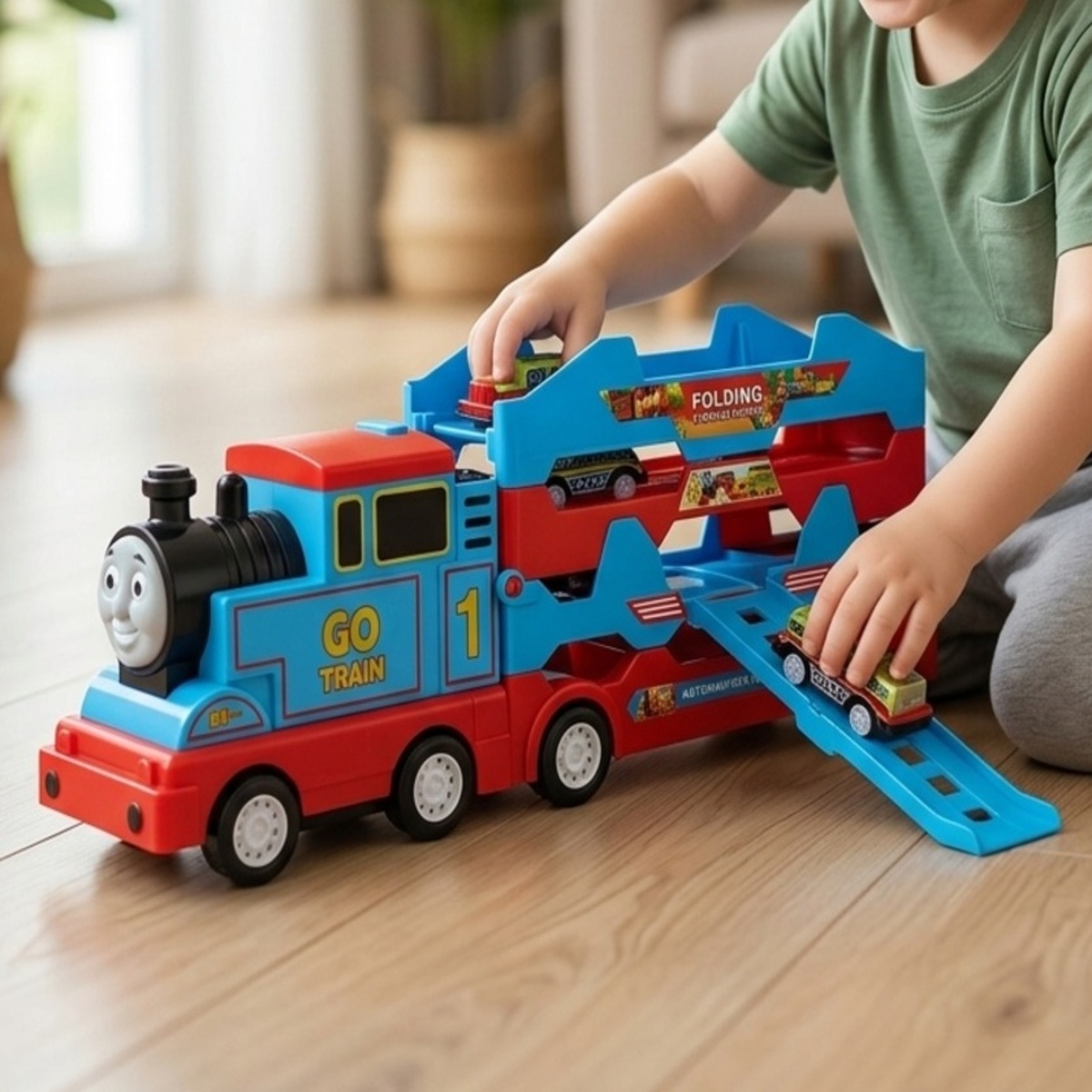Train Catapult Toy