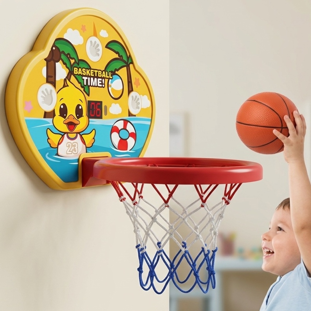 Electronic Scoring Gaga Duck Basketball Toy