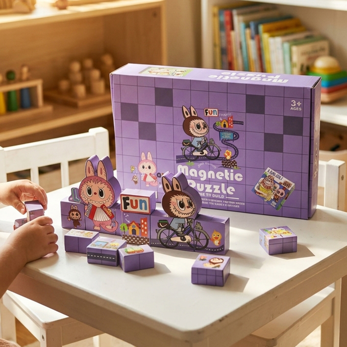 Labubu Magnetic Puzzle Toy