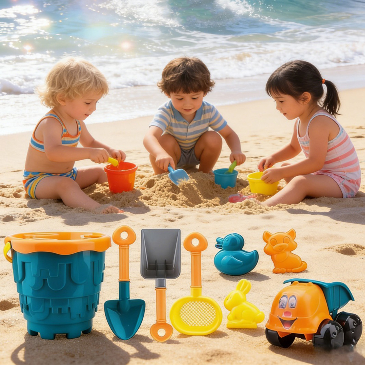 Castle Barrel Beach Toy